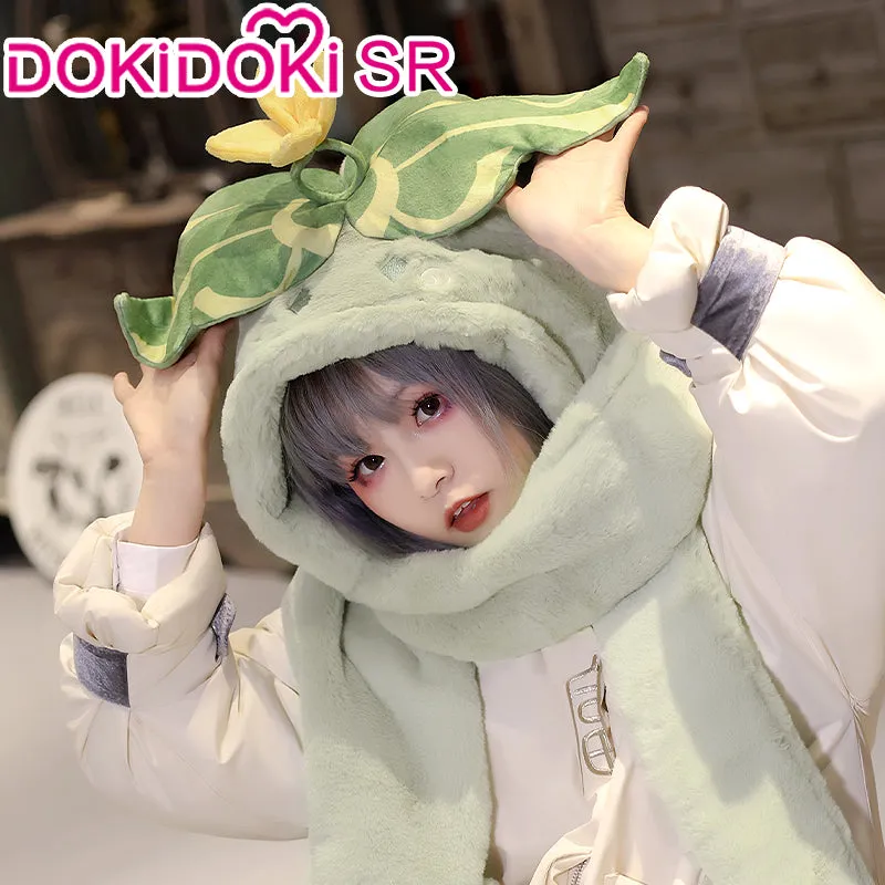 【 In Stock】DokiDoki-SR Game Genshin Impact Cosplay Tighnari Hat Winter Casual Wear Hat Furry Hat Cute