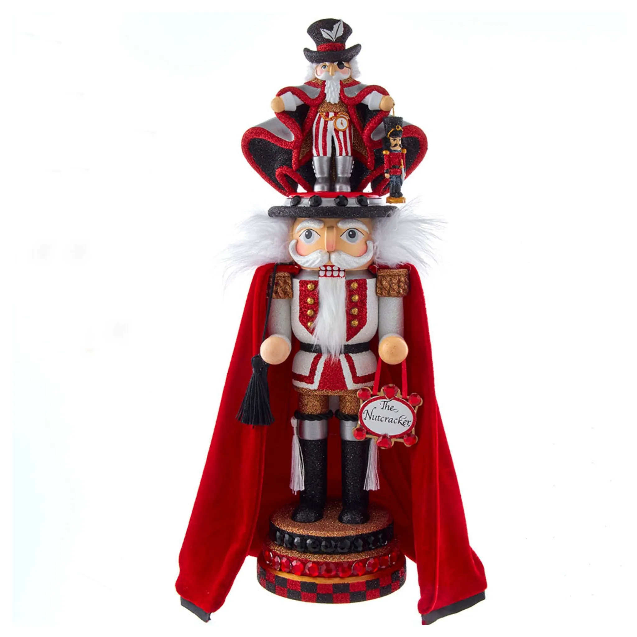 18" Hollywood Nutcrackers™ Drosselmeyer Hat Nutcracker