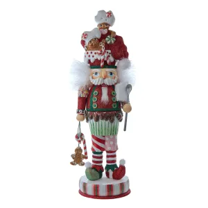 18" Hollywood Nutcrackers™ Gingerbread Soldier With Cupcake Body Nutcracker