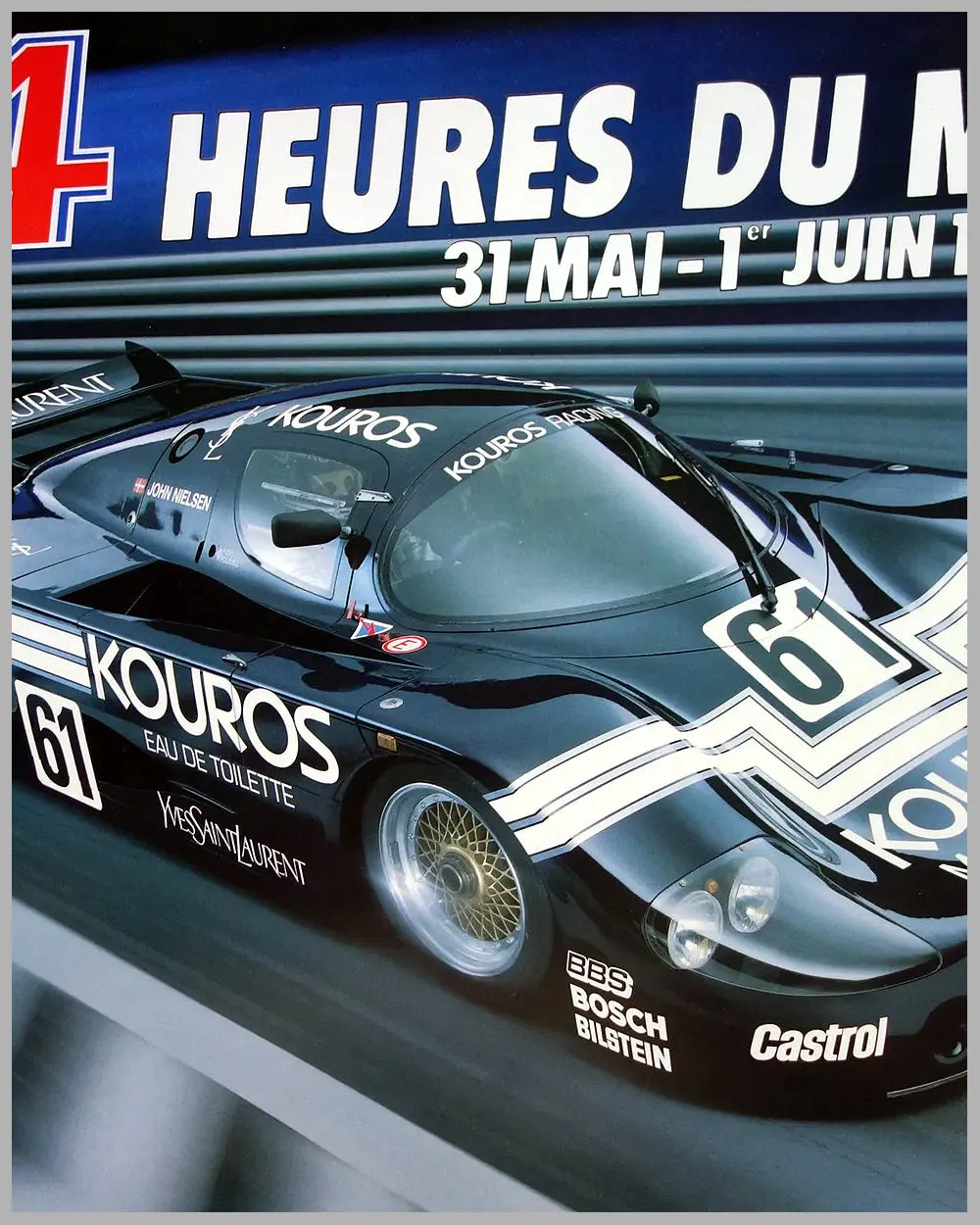 1986 - 24 Heures du Mans Original Poster