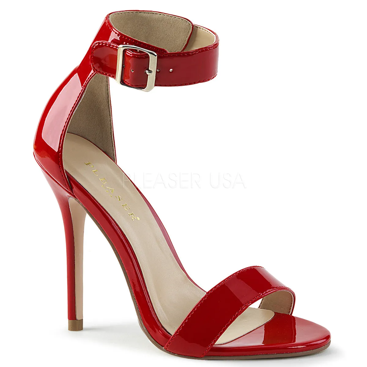 5" Heel Ankle Strap Sandal (Amuse-10)