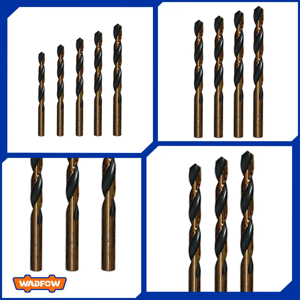 9pcs HSS Drill Bit Set 2mm to 10mm Impact Drill Bit Set for Metal Drilling, Brick