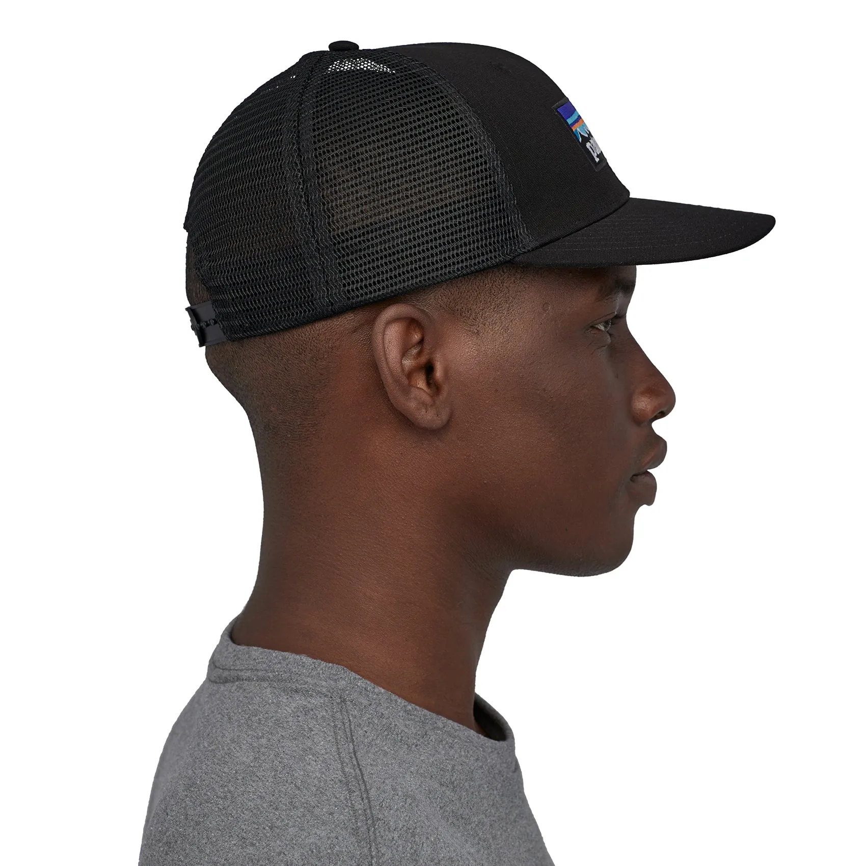 All Gender P-6 Logo Trucker Hat - Black