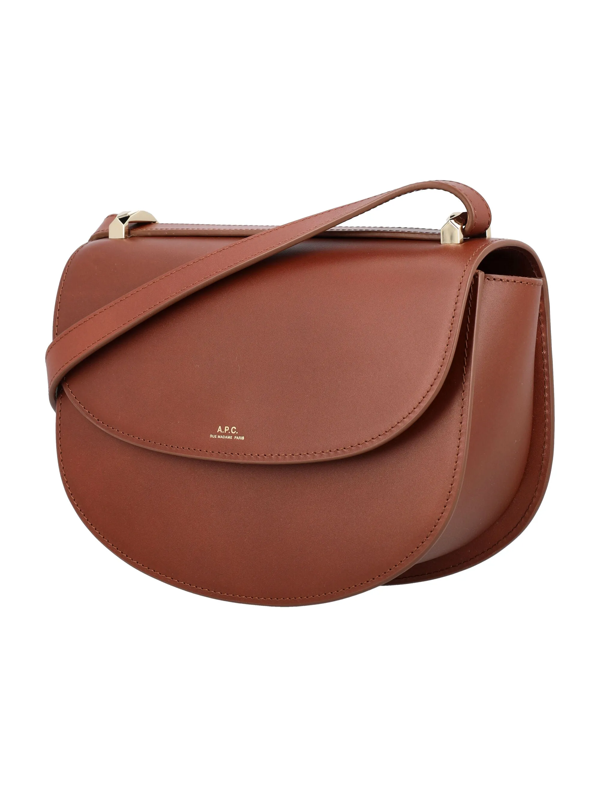 A.P.C. Elegant Leather Mini Handbag - 18x25x8.5 cm