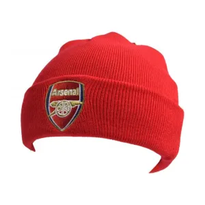 Arsenal Official Crest Beanie Turn Up Hat