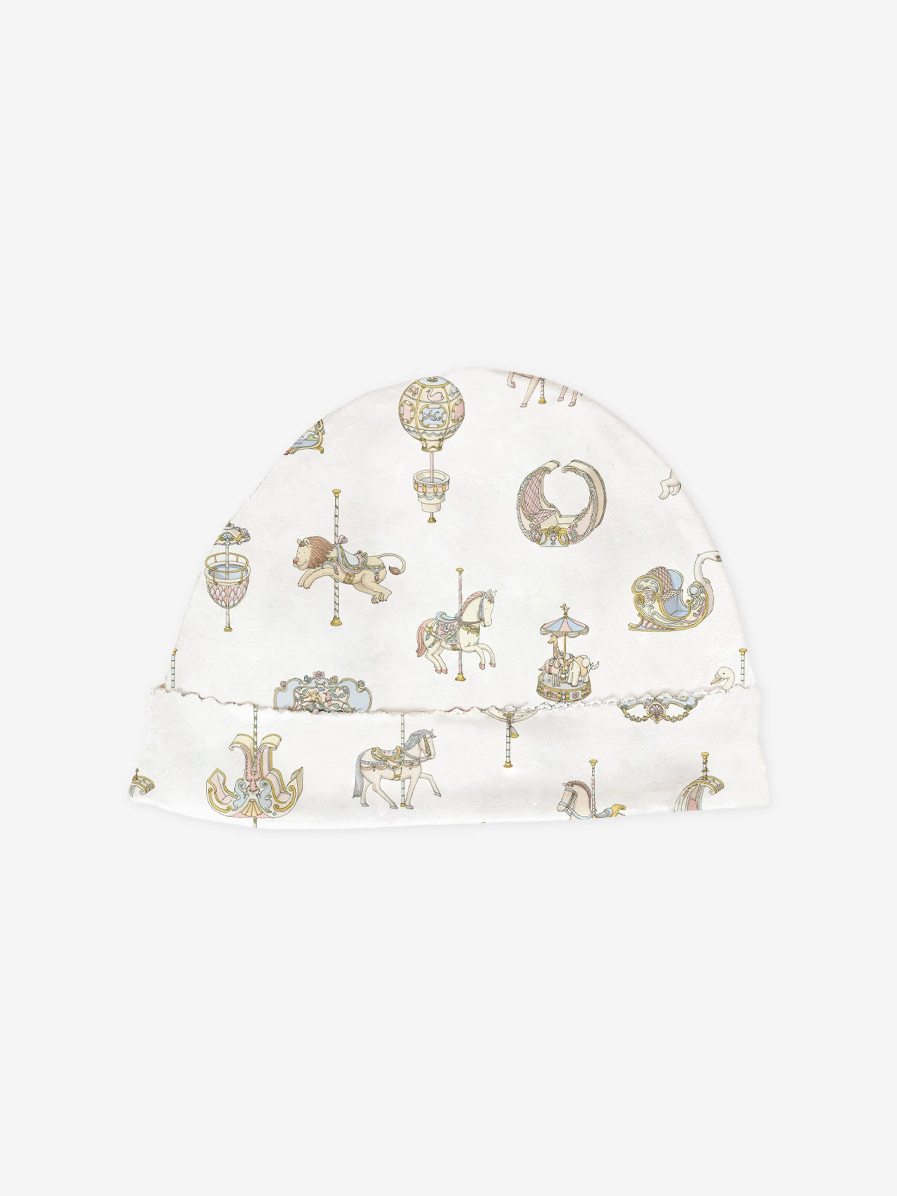 Atelier Choux Baby Carousel Hat in White