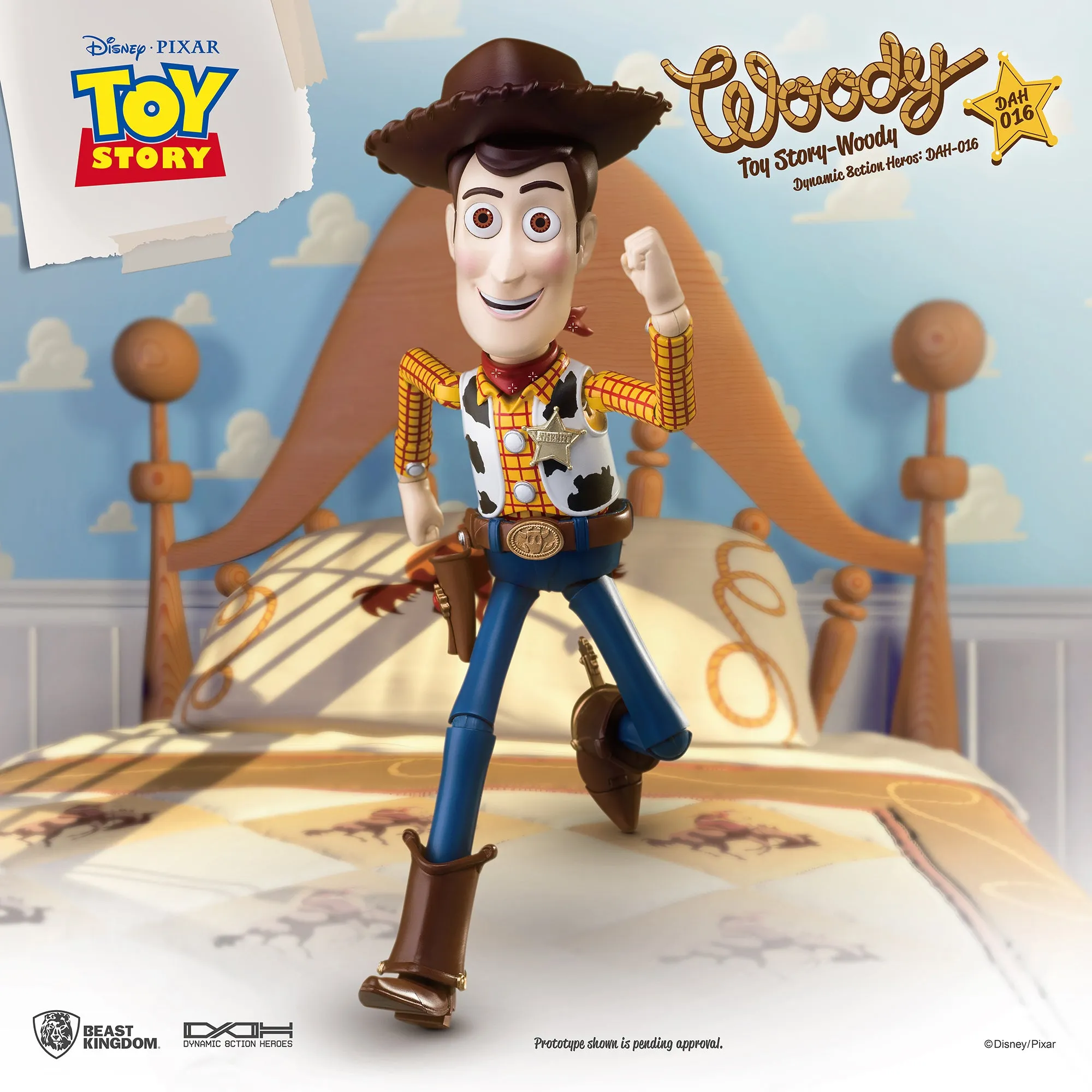 Beast Kingdom DAH-016 Disney PIXAR Toy Story Woody(RE) 1:9 Scale Dynamic 8ction Heroes Action Figure