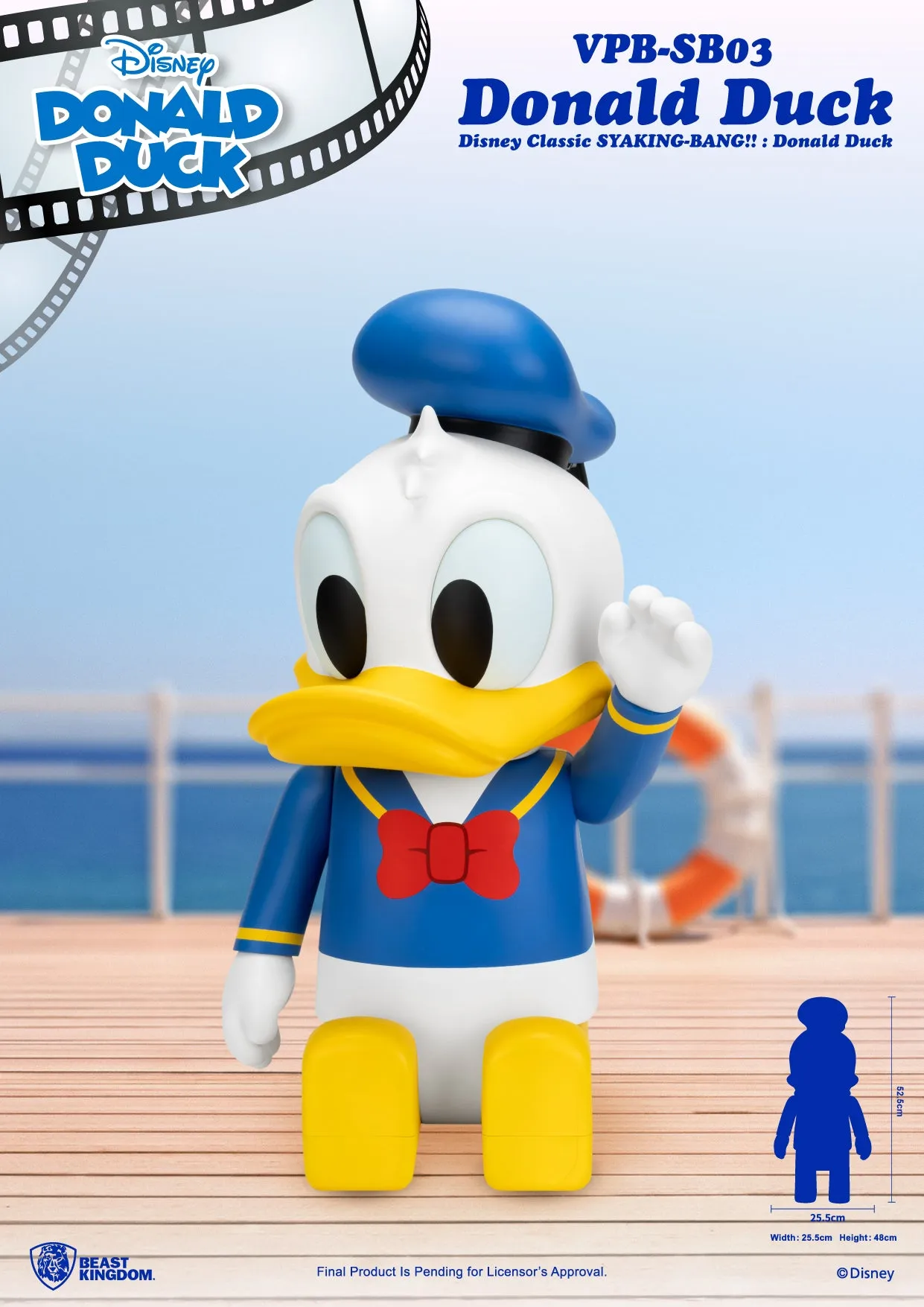 Beast Kingdom VPB-SB03 Disney Classic SYAKING-BANG!!  Donald Duck