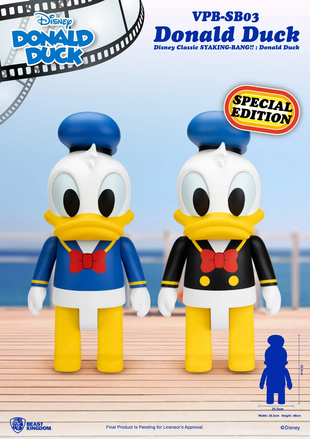 Beast Kingdom VPB-SB03 Disney Classic SYAKING-BANG!!  Donald Duck