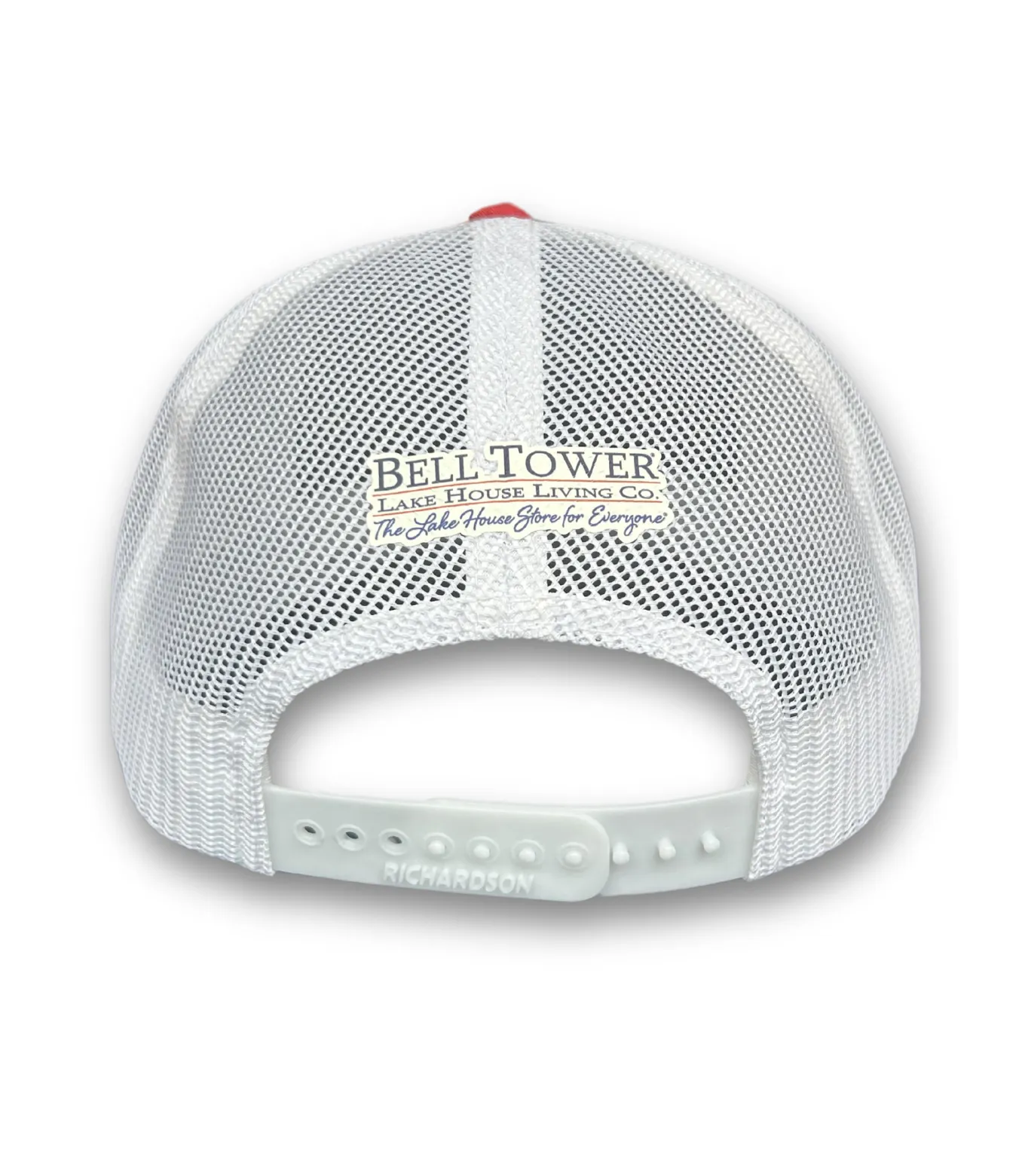 Bell Tower Hat - White & Red