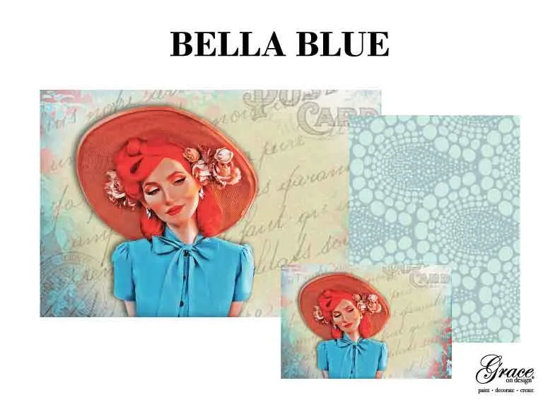 Bella Blue Decoupage Pack