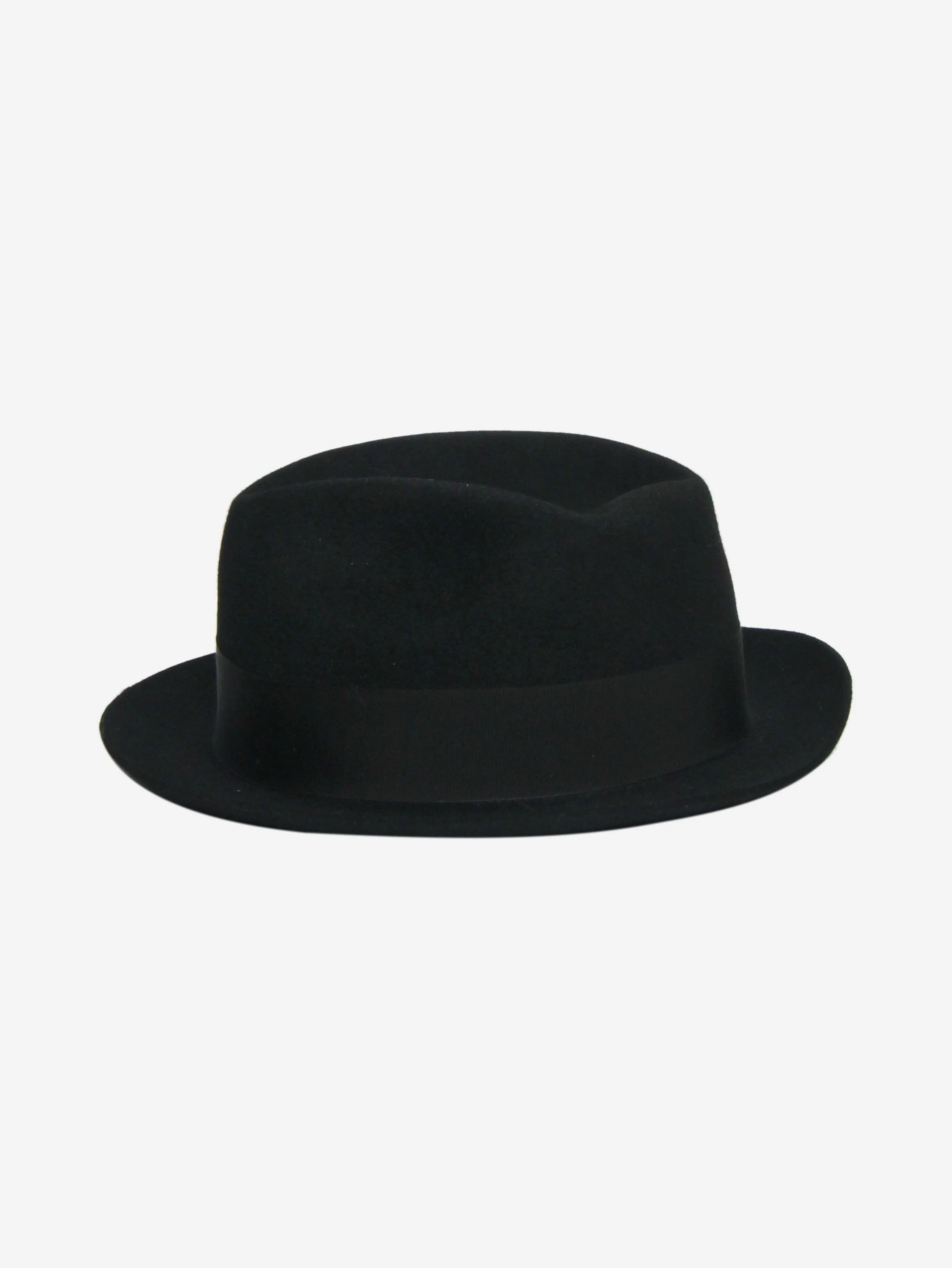 Black Trilby hat