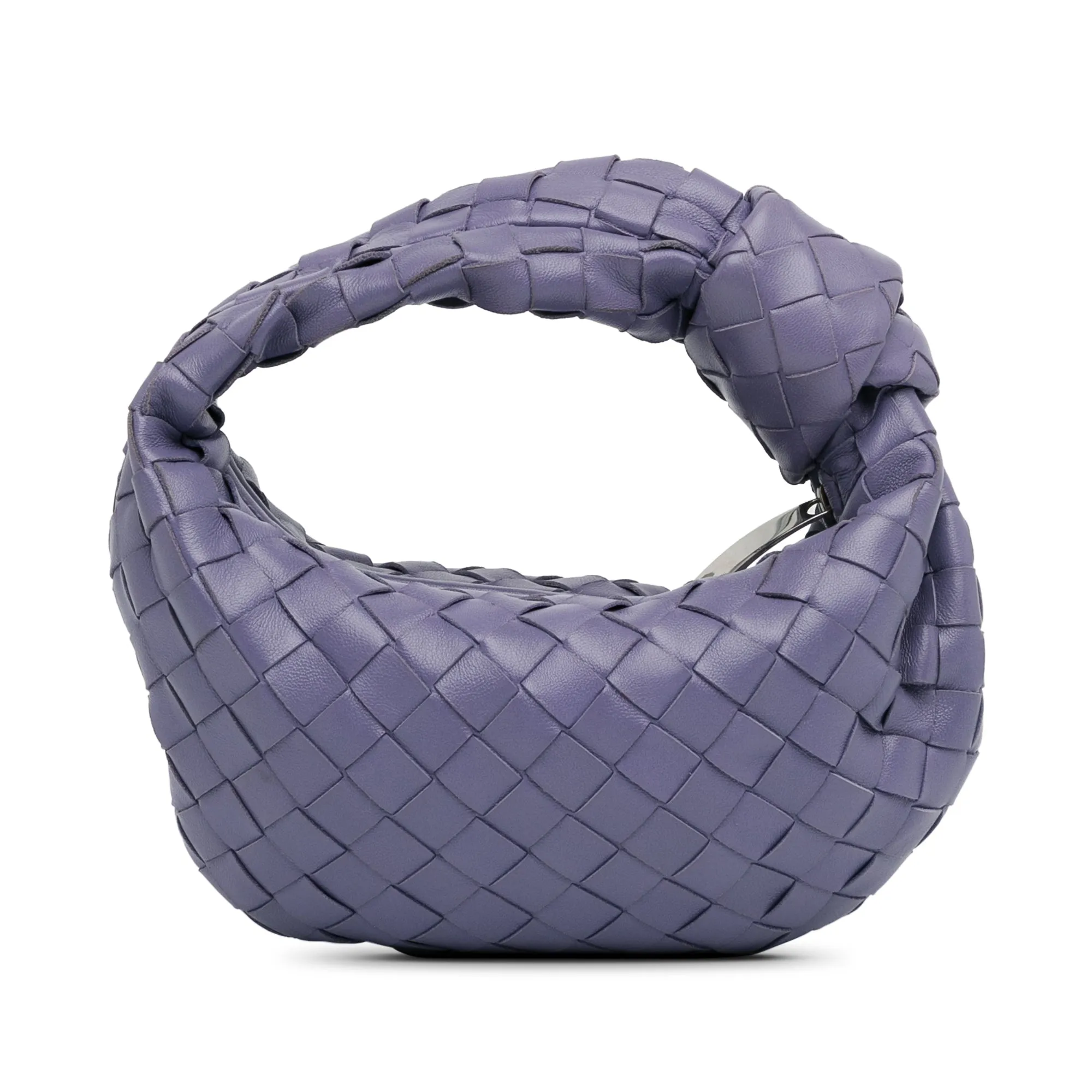 Bottega Veneta Jodie Mini Purple Intrecciato