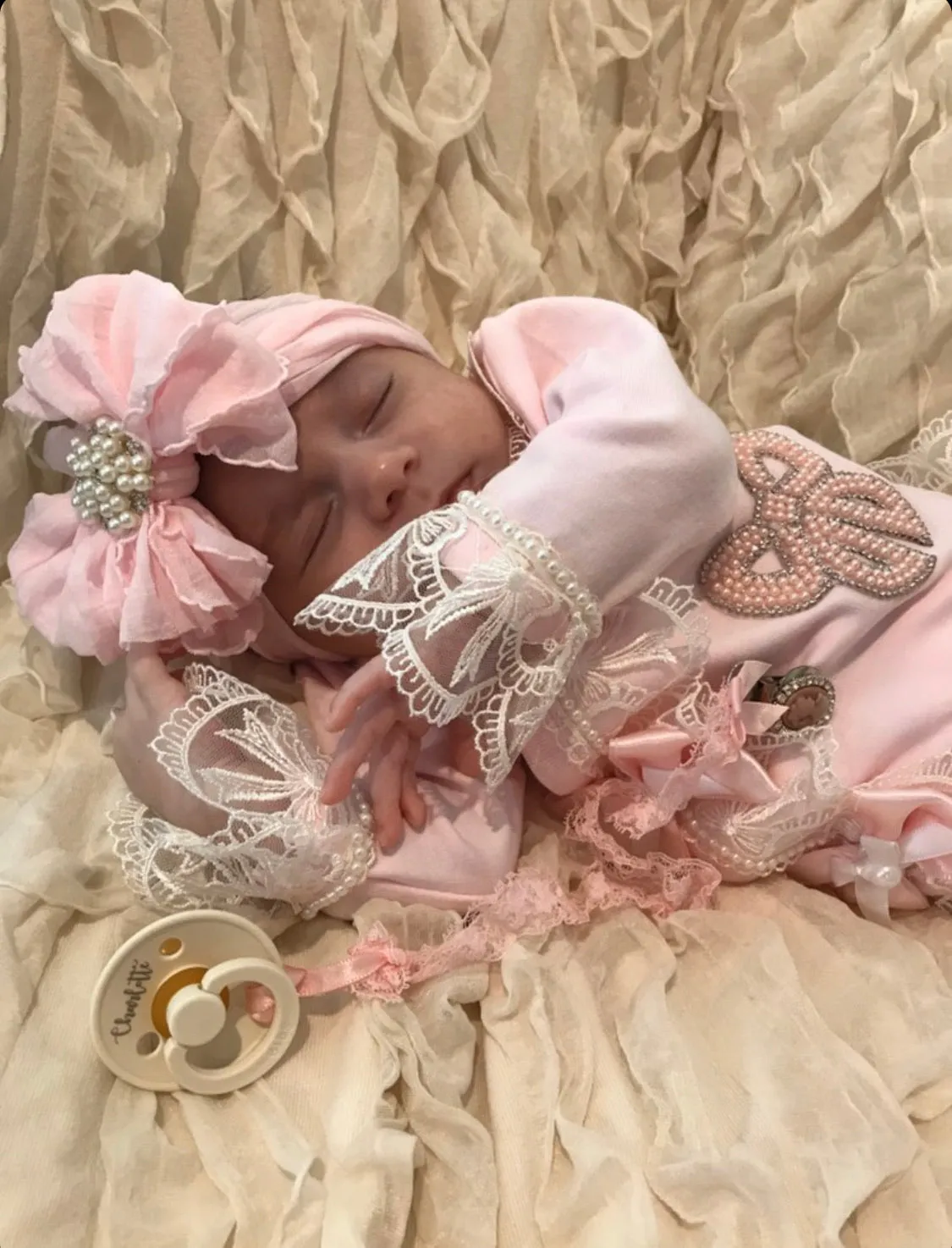 Bowtiful Pink Layette Set