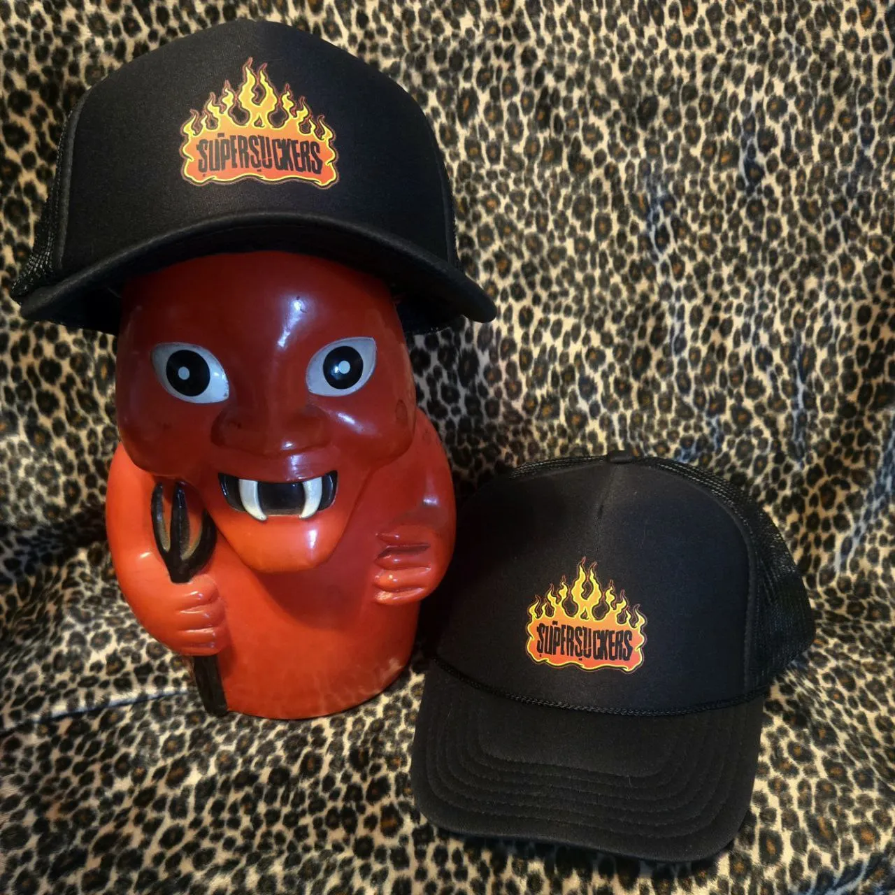 BURNIN' UP TRUCKER HAT