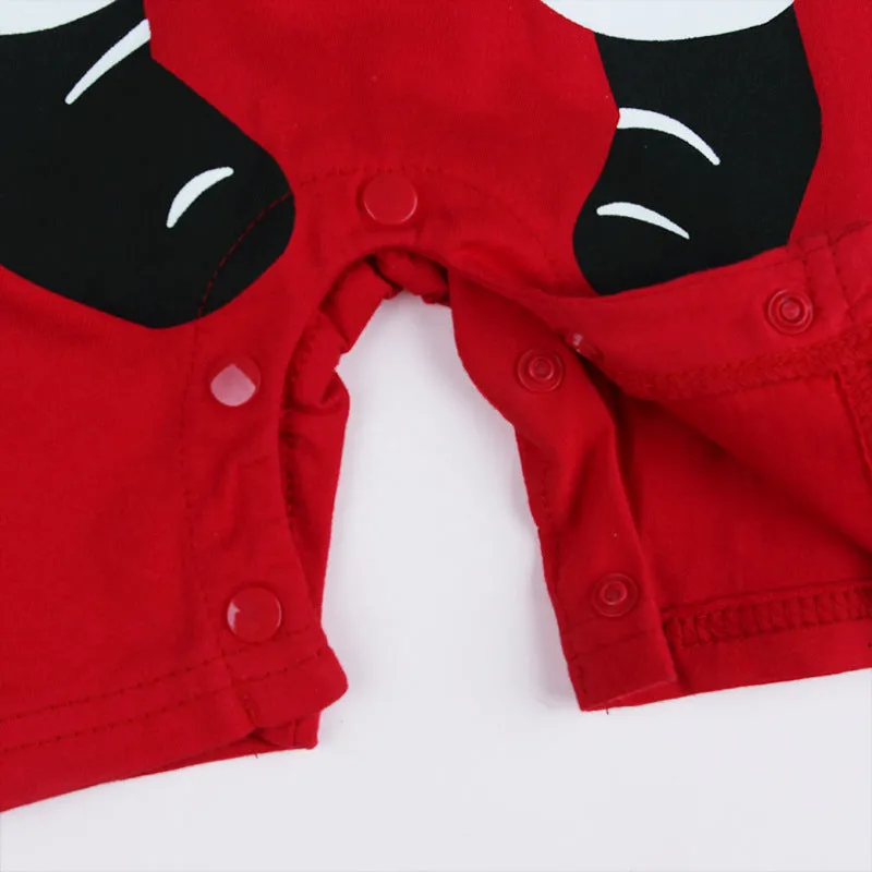 C6 Baby Boy Christmas Outfit Santa Claus Romper Two Piece Set - 1125