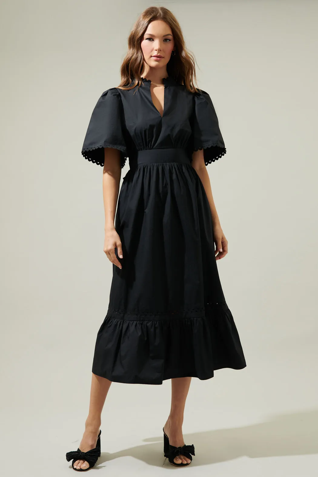 Camden Poplin Midi Dress