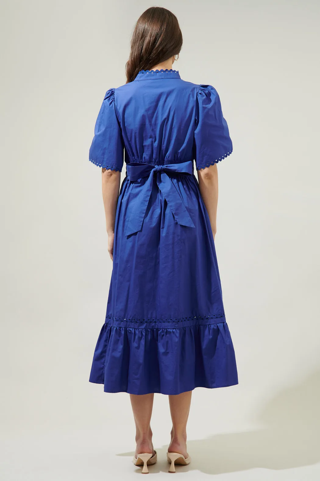 Camden Poplin Midi Dress