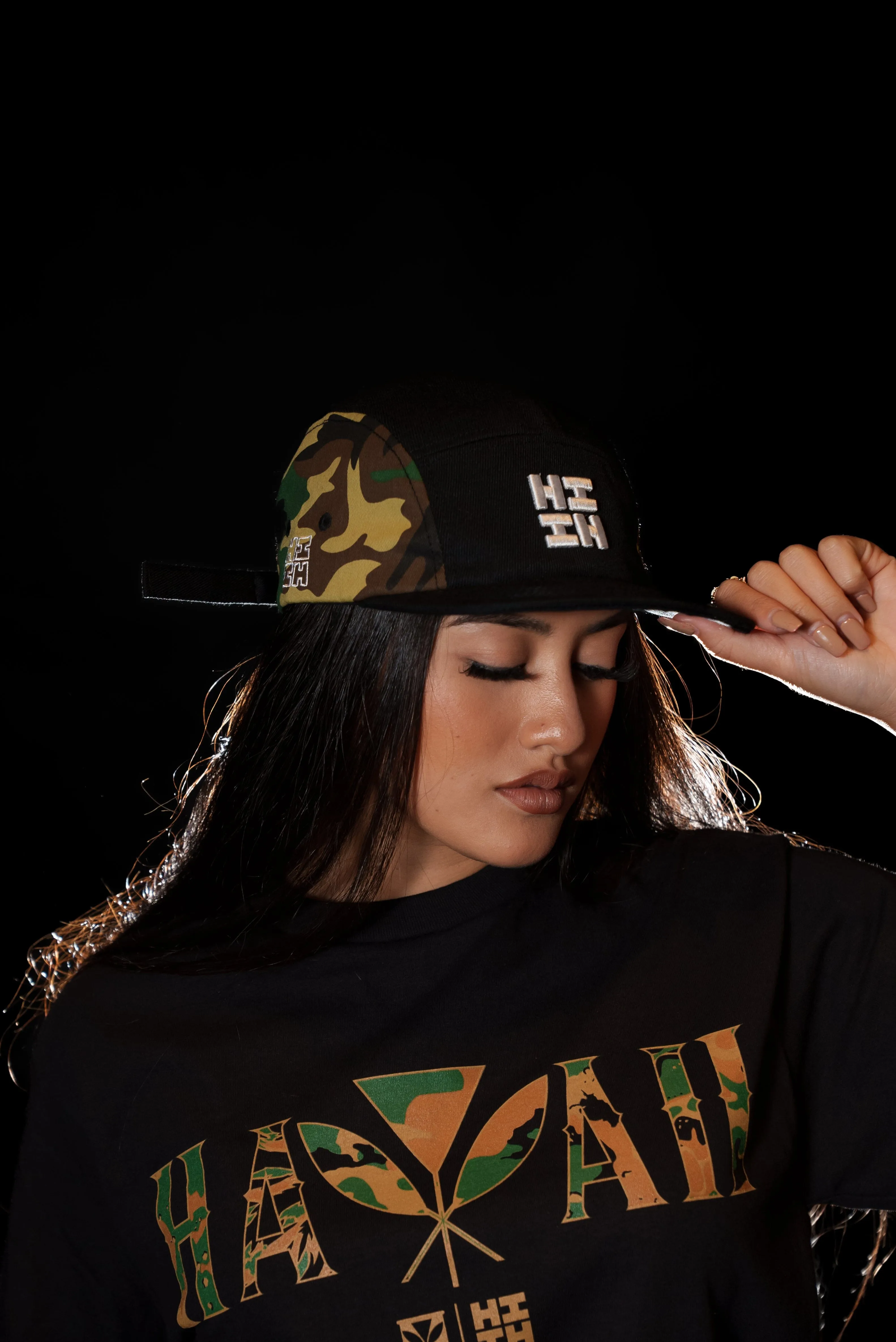 CAMO HIFI LOGO 5-PANEL HAT