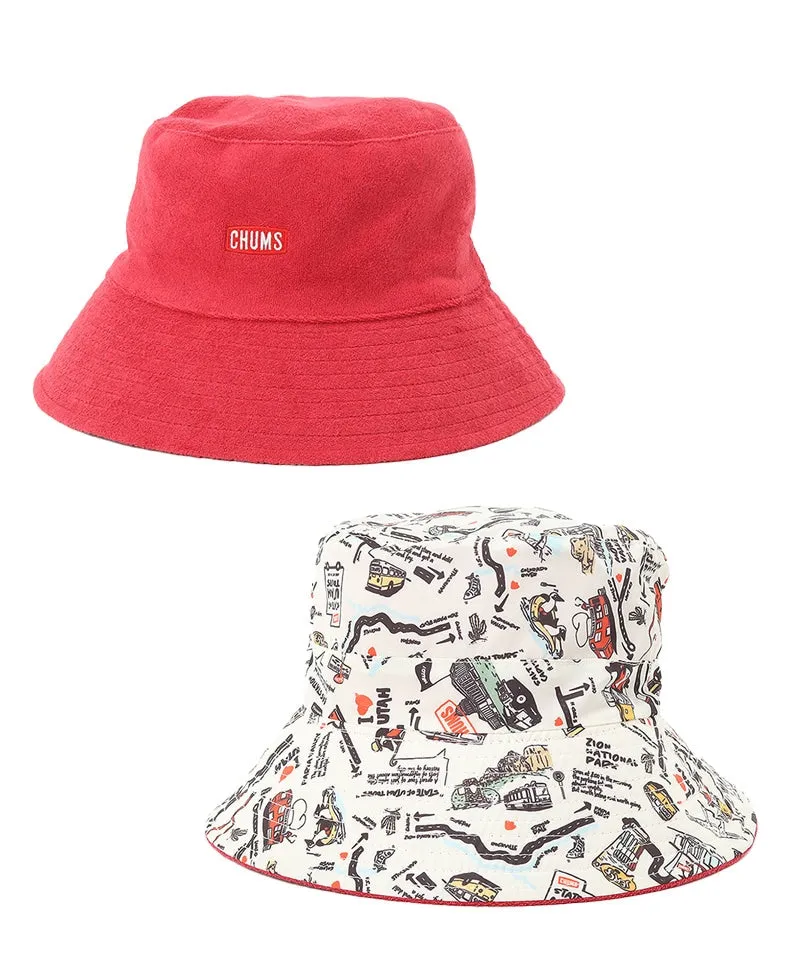 CHUMS Reversible Pile Bucket Hat