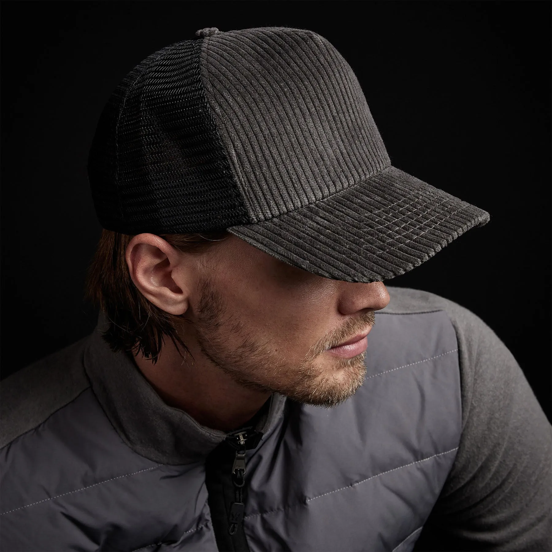 Corduroy Trucker Hat - Fin