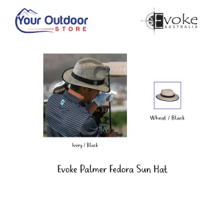 Evoke Palmer Fedora Sun Hat