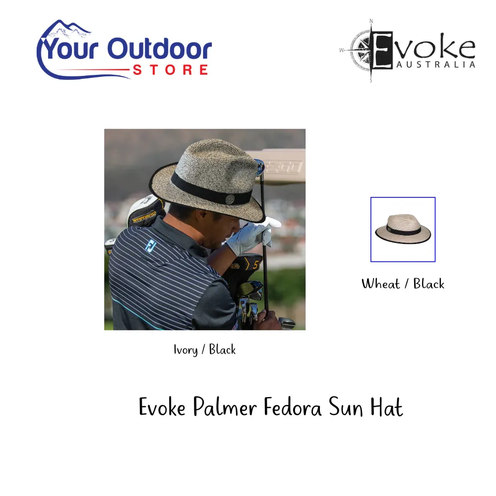 Evoke Palmer Fedora Sun Hat