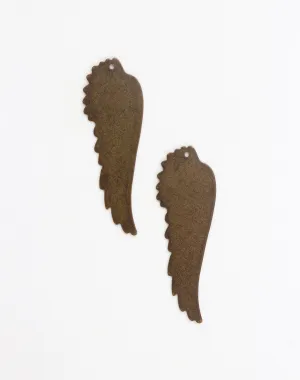 Feathered Left Wing, 52x17mm, (2pcs)