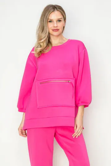 Fredericka Top | Fuschia