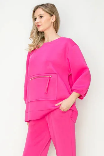 Fredericka Top | Fuschia