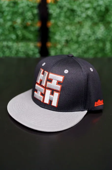 GRAY & RED HIFI LOGO HAT