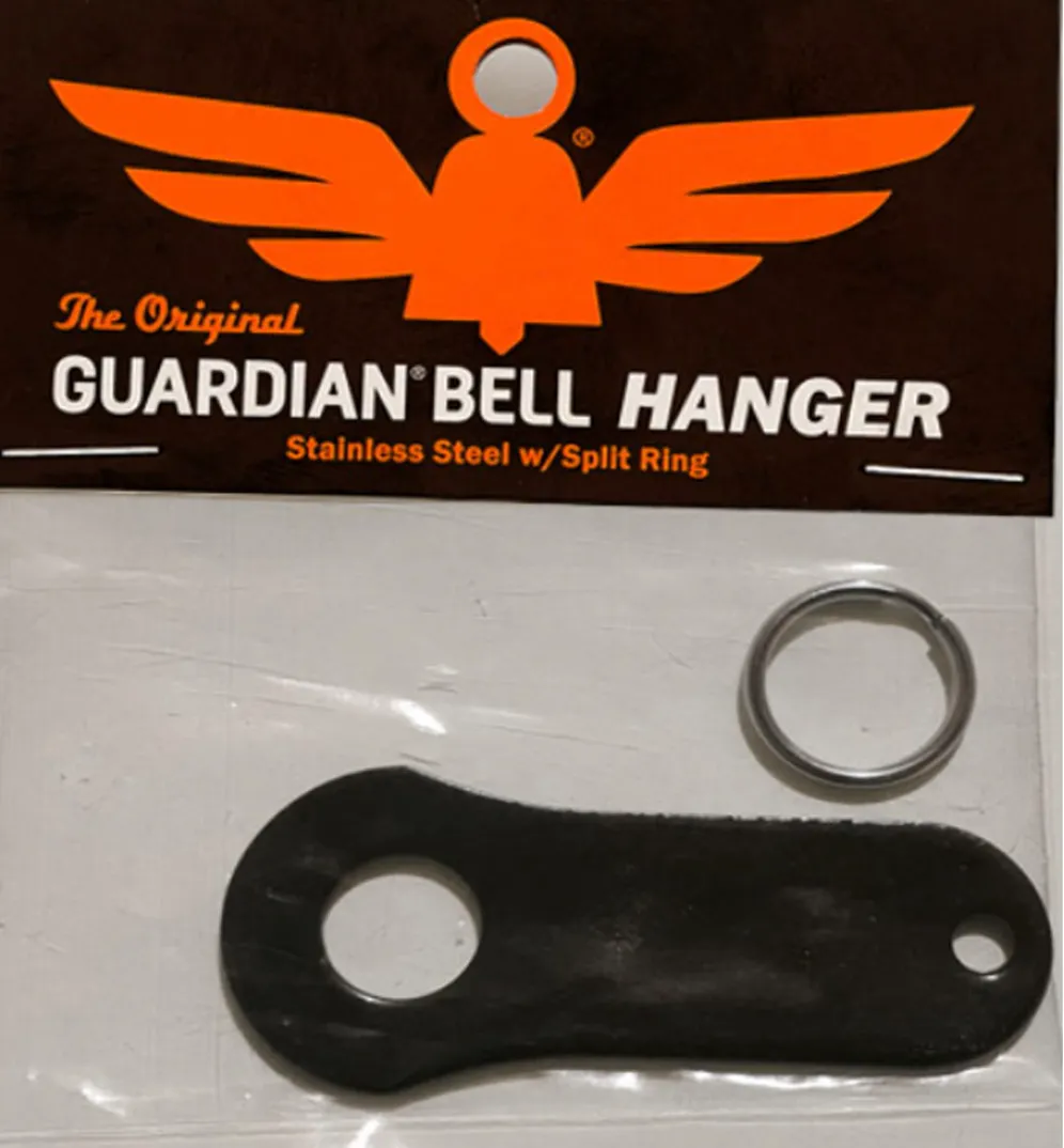 Guardian Black Stainless Steel Bike Bell Hanger by Guardian Bell