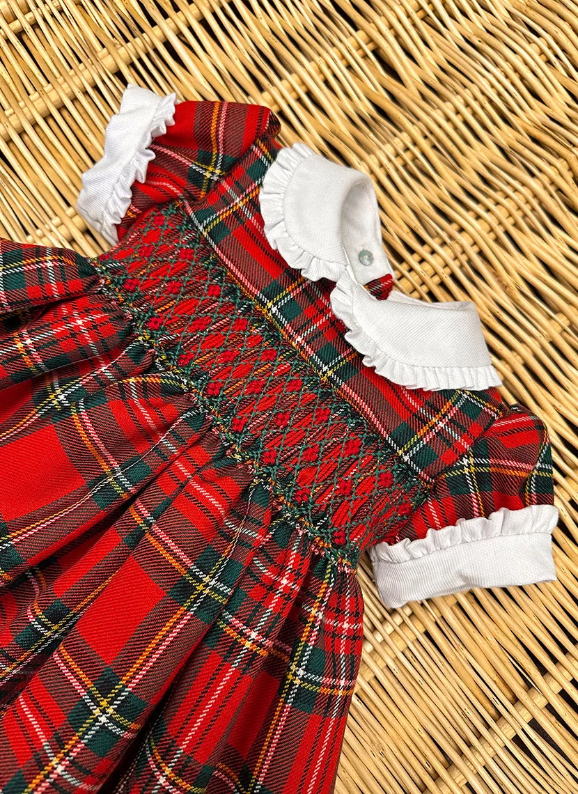 Hand Smock Tartan Dress