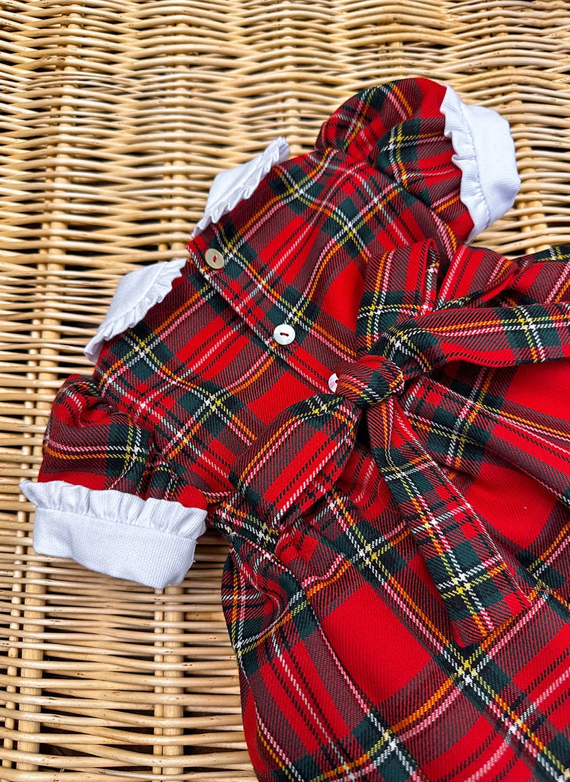 Hand Smock Tartan Dress