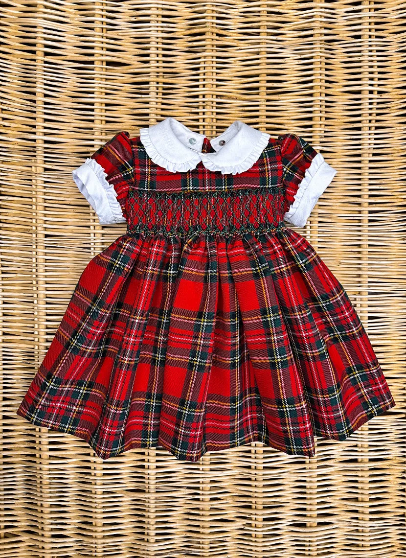 Hand Smock Tartan Dress