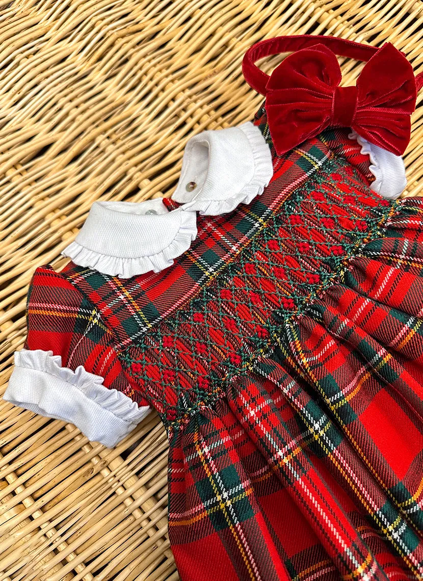 Hand Smock Tartan Dress