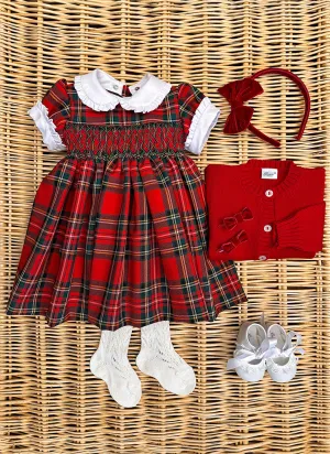 Hand Smock Tartan Dress