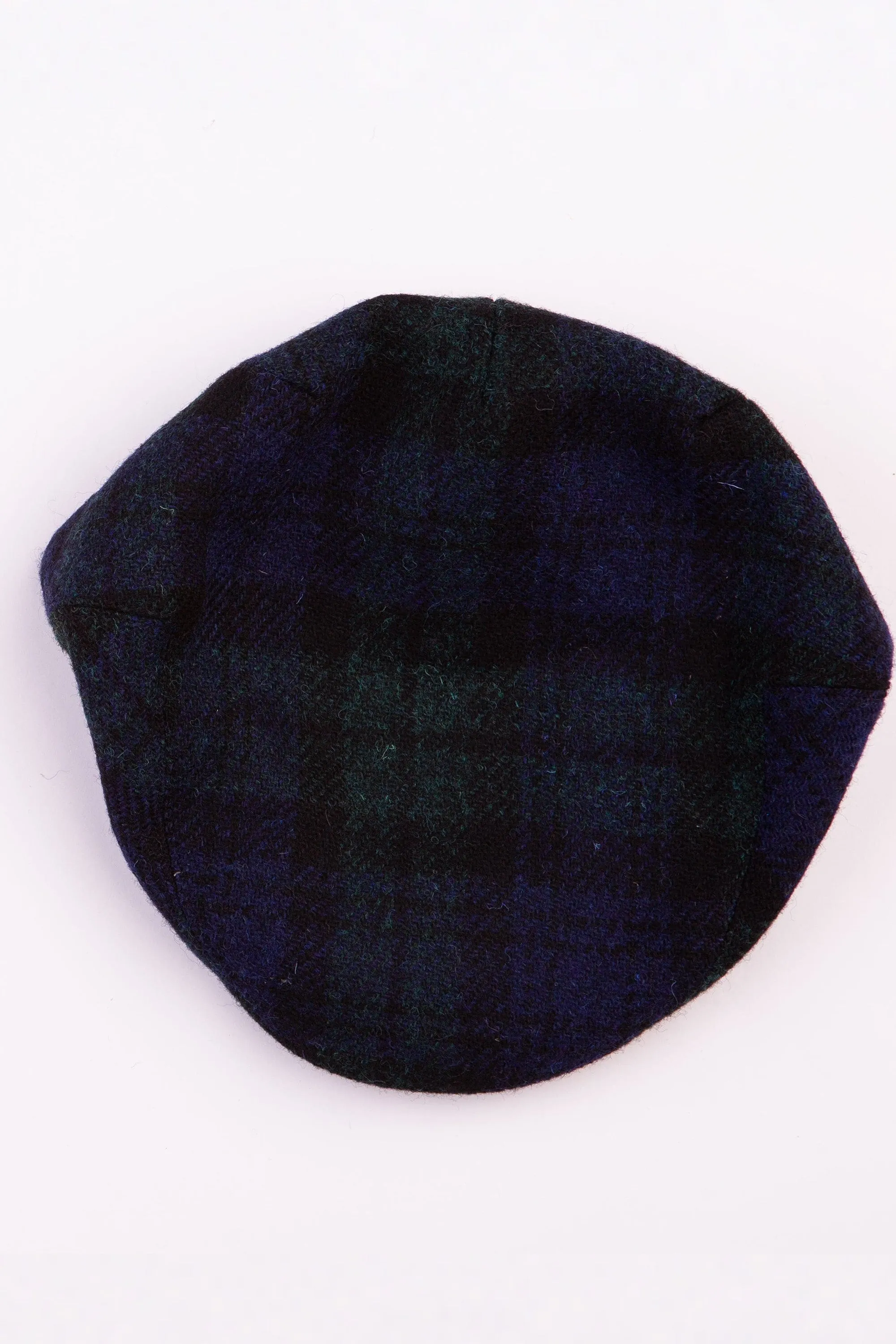 Harris Tweed Stornoway Cap - Blackwatch