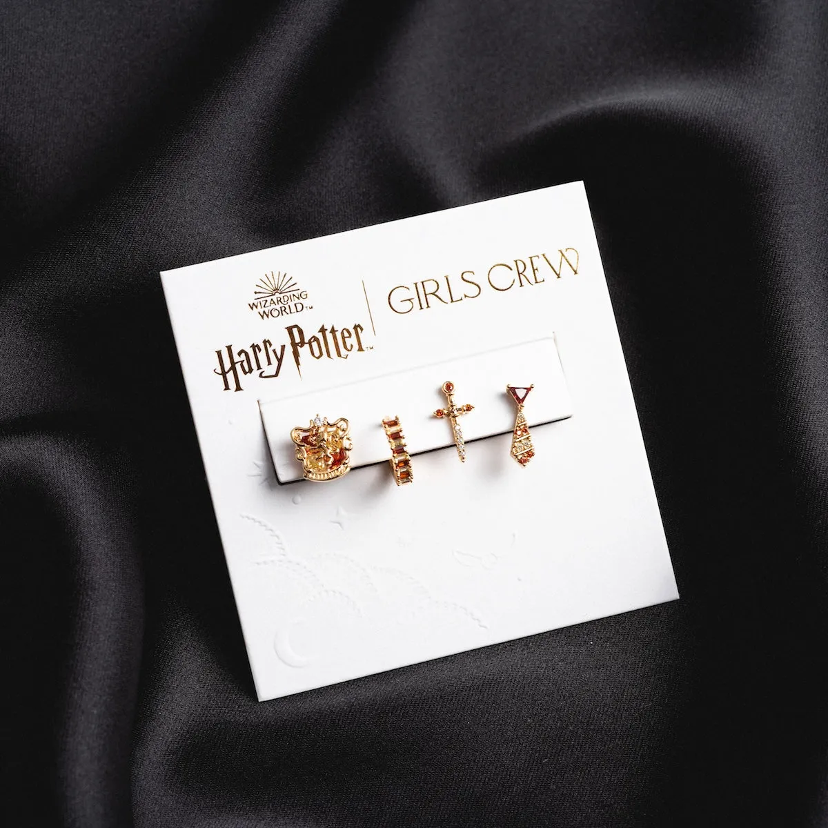 Harry Potter Gryffindor House Earring Set