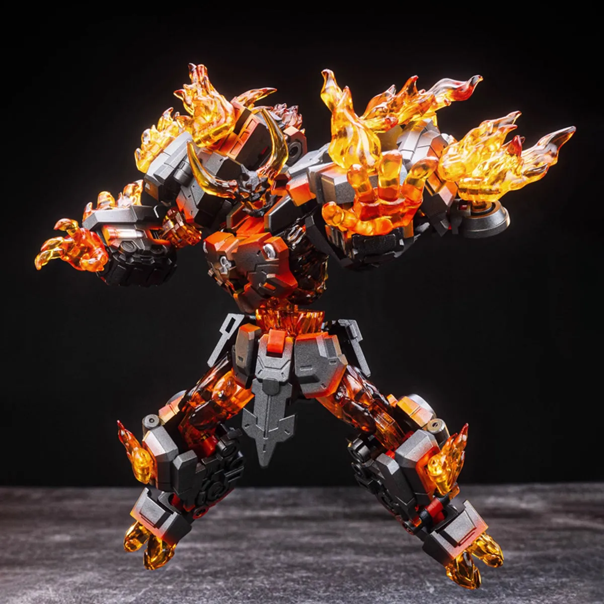 HiPlay Ironfactory Chaos Blaze Rahu Transforming Robot Action Figure