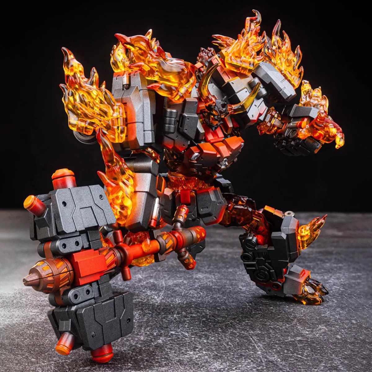 HiPlay Ironfactory Chaos Blaze Rahu Transforming Robot Action Figure