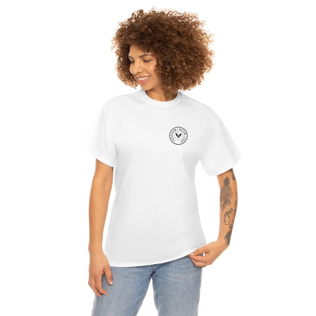 Juneteenth Independence White Unisex Heavy Cotton Tee