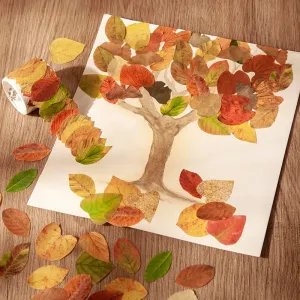 Mixed Leaves Decorative Washi Tape Stickers