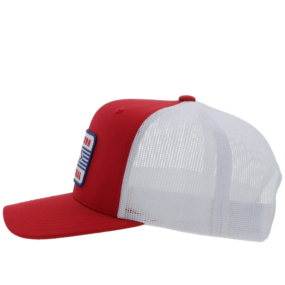 "Circuit" Red/White Hat