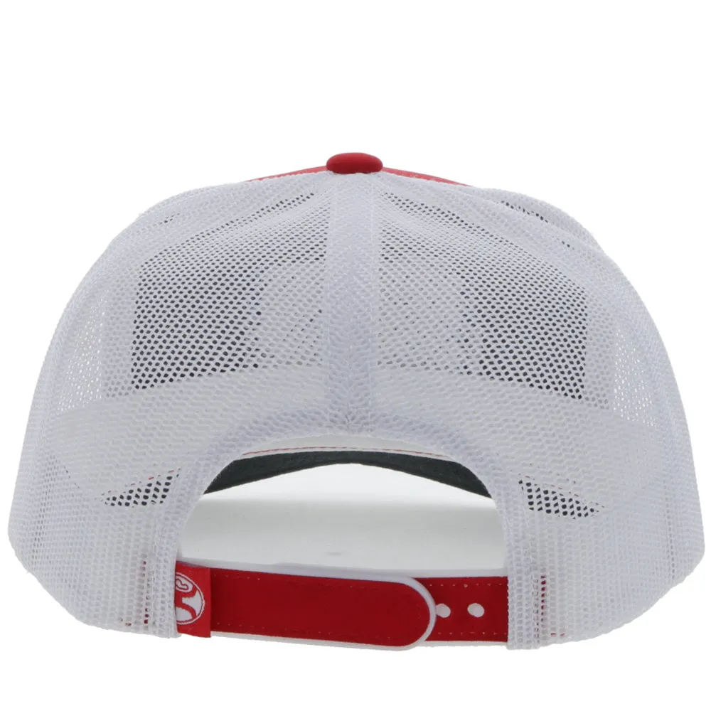 "Circuit" Red/White Hat