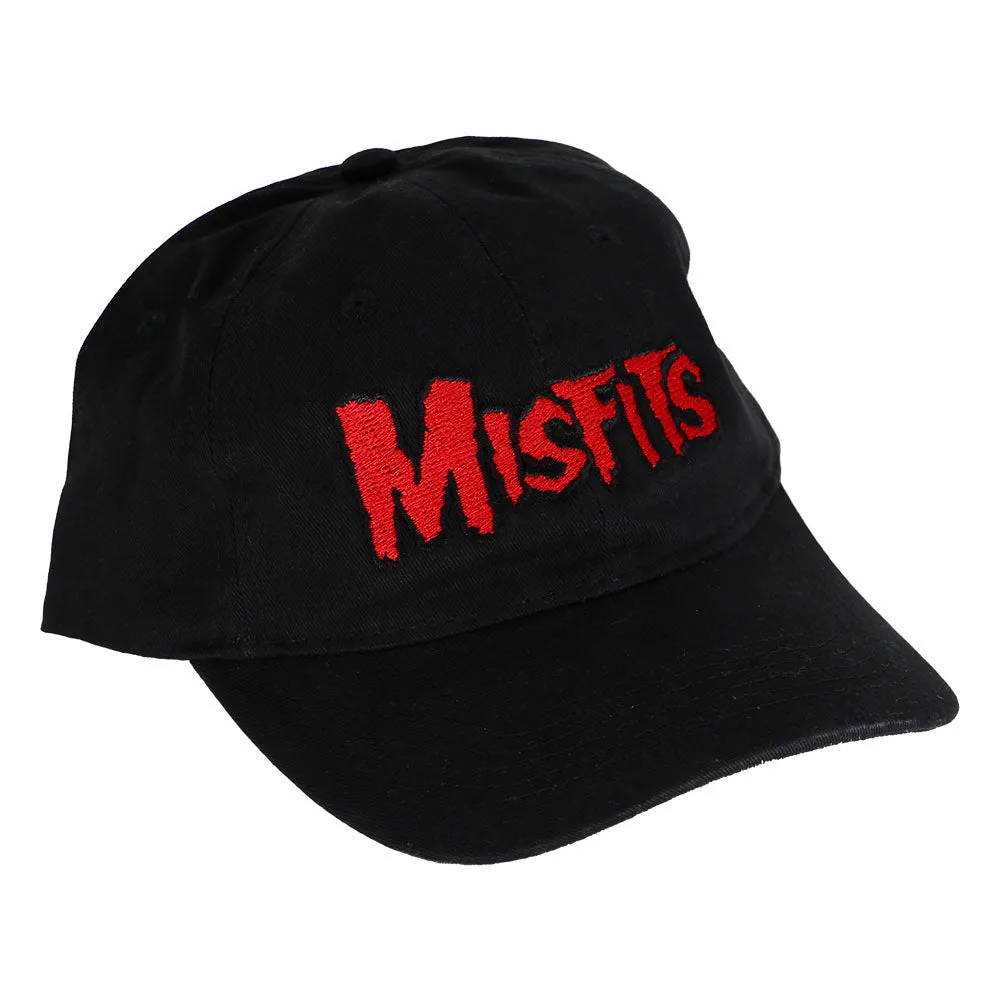 Red Misfits Logo Embroidered Hat