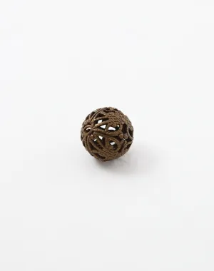 Round Filigree Bead, 14mm, (1pc)