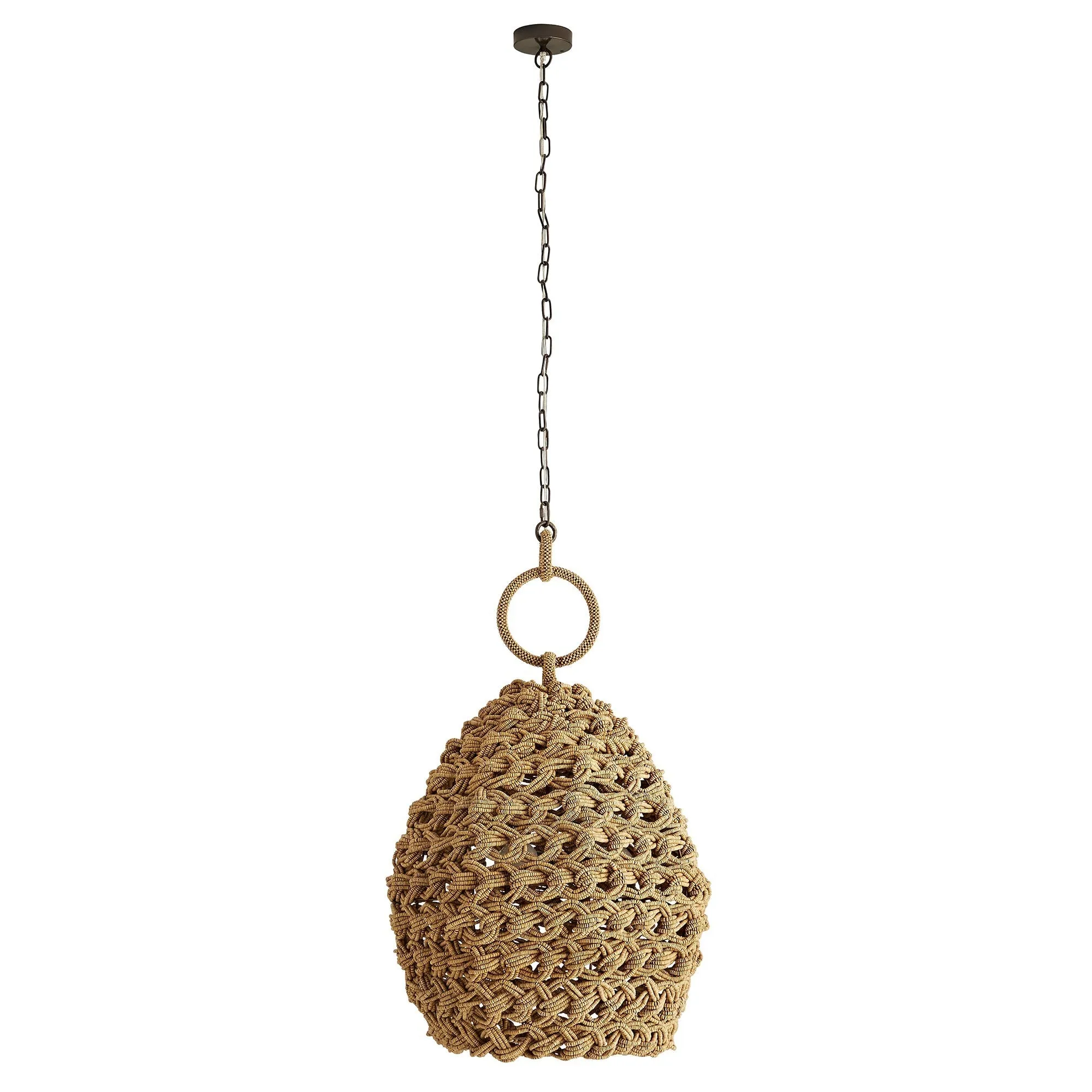 Saxon Pendant Natural Coconut