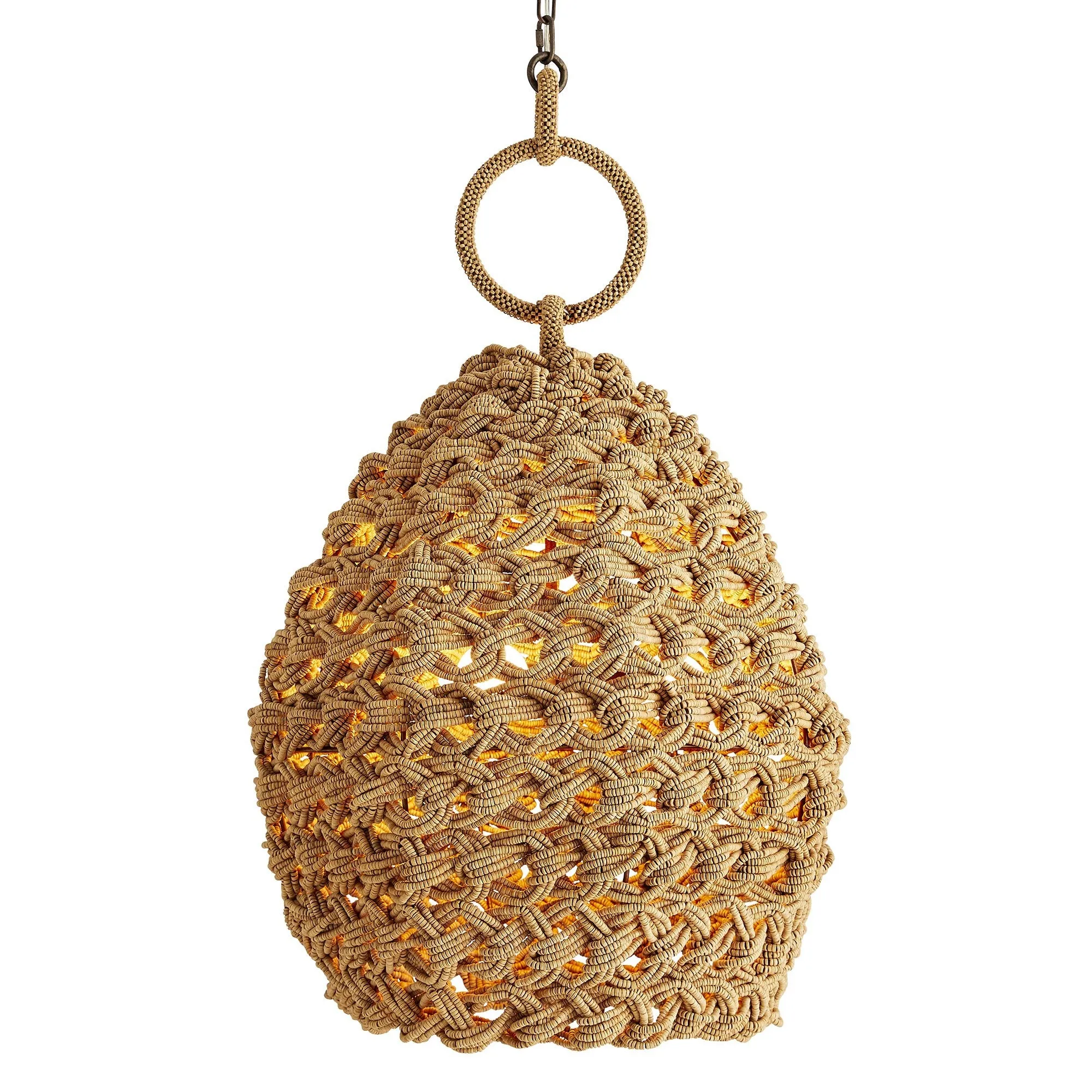 Saxon Pendant Natural Coconut