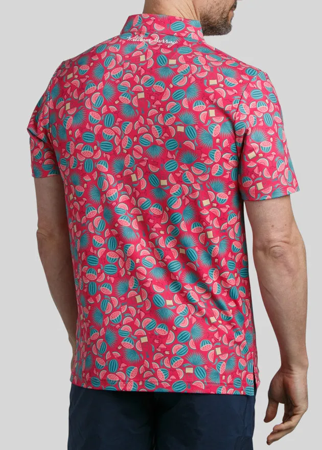 Seed Spitters Men's Polo | Watermelon